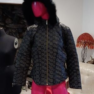 Chebella stitched /ski/motor jacket.
